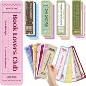 Resim 30CS Sevimli Kitap İşareti Seti Kadınlar İçin Komik Kitap İşareti Setleri Kitapçı Sayfa İşaretleri Kitap Kulüpleri Sevginleri Koyu Romantizm Anti Sosyal Fantastik Gerilim Gerçek Suç Kitap Tok Kulübü Okuyucuları Kartlar Aksesuarları Malzemeler Hediyeler 