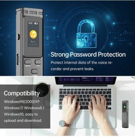 Resim Lemestar 16gb Ses Kaydedici - Gürültü Azaltmalı, 72 Saat Kayıt, Mp3 Çalar, Ders Ve Toplantılar İçin 