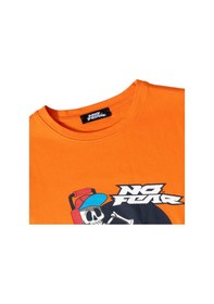 Resim No Fear Baskılı Erkek Çocuk T-shirt B500318 Turuncu 