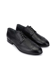 Resim Tamer Tanca Erkek Hakiki Deri Siyah Klasik Ayakkabı 987 137 Erk Ayk Sk24-25 Syh/syh Fltr Siyah 