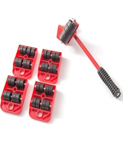 Resim Beyaz Eşya, Ofis, Mobilya Taşıma Kaydırma Aparatı, 150 kg Kaldırma Kapasiteli, 2 Inç Yüksekliğe Kaldırabilir, 