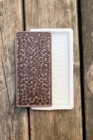 Resim Rufus Concept Kahveli Tablet Çikolata Silikon Mum Kalıbı 
