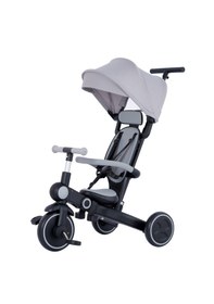 Resim Bebelux Katlanabilir Ve Denge Bisikleti Özeliğine Sahip Üç Tekerlekli Bebek Ve Çocuk Bisikleti Gri 