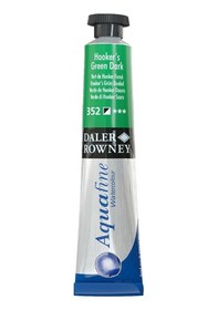 Resim Daler Rowney Aquafine Tüp Sulu Boya 8ml 352 Hookers Green Dark 