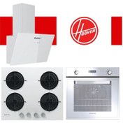 Resim Hoover HOT3051WI/E - HVW6MW - HDG6C1GWTK Beyaz Cam Ankastre Set 