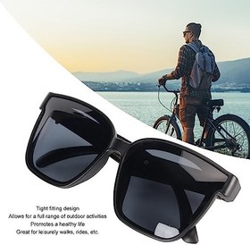 Resim Bewinner Akıllı Gözlükler, Açık Kulak Kulaklıklı Bluetooth 5.0 Sesli Güneş Gözlüğü, Akıllı Telefonlar, Tabletler, Dizüstü Bilgisayarlar Için Eller Serbest Bluetooth Güneş Gözlüğü 