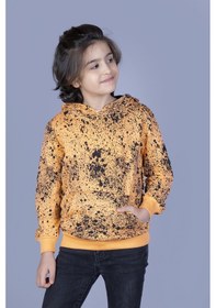 Resim Toontoy Kids Toontoy Erkek Çocuk Püskürtme Baskılı Sweatshirt Turuncu 