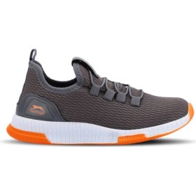 Resim Slazenger ABENA I Erkek Çocuk Sneaker Koşu & Yürüyüş Ayakkabısı Koyu Gri / Turuncu 