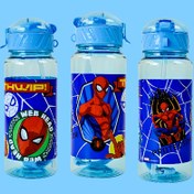 Resim Marvel Spider-Man 16.23oz Mavi Kapaklı ve Pipetli Su Şişesi - Dayanıklı, Sızdırmaz, Yüksek Sıcaklık Dayanıklı, Ofis, Okul, Kamp, Seyahat ve Günlük Kullanım İçin Mükemmel, Seyahat Su Şişesi | Spiderman Temalı | Dayanıklı Su Şişesi 