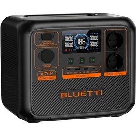 Resim Bluetti Ac70p Ups 864wh Kapasiteli Taşınabilir Güç Kaynağı 