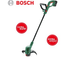 Resim Bosch Easygrasscut Kenar Kesme Makinesi Çim ve Ot Kesme, Çim Biçme ve Kenar Kesme Için Ideal 1 Akülü 2.0AH 18V 