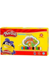 Resim Mercansa Play-Doh 12 Renk Pastel Boya 