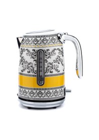 Resim Berghoff Gem Royal Margery 1.7 Litre Sarı Siyah Desenli Su Isıtıc 