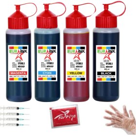Resim Eurink Epson Ecotank L456 Yazıcı Uyumlu Mürekkep Seti 4 x 500 ml (664) 
