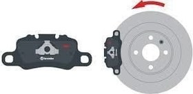 Resim Fiat Palio 1.4 8V Arka Fren Balatası BREMBO Marka 98845348 