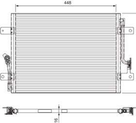 Resim Fiat Albea 1.4 8V Klima Radyatörü Kondenser VALEO Marka 46826683 