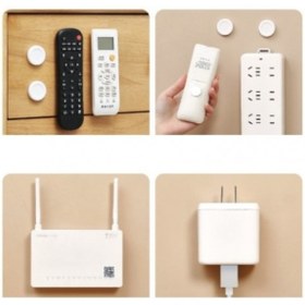 Resim Hane Dostu 6 Adet Kendinden Yapışkanlı Duvara Kolay Monte Manyetik Mıknatıslı Telefon Kumanda Kablo Tutucu 