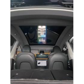 Resim Oled Garaj Tesla Model Y Juniper Için Uyumlu Elektrikli Tavan Perdesi 