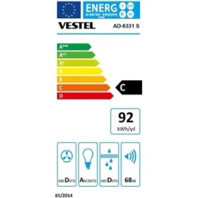 Resim Vestel AD-6331 S Ankastre Davlumbaz 
