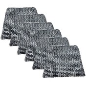 Resim Knsz sırt minderi 6 lı mazlum talen kumaş cırtlı tel sandalyesi sırtı için 