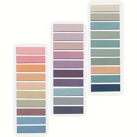 Resim 600 adet/1200 adet Sayfa İşaretleyicileri Yapışkan İndeks Sekmeleri, Şeffaf Yapışkan Notlar, Morandi Renkli Kitap Sayfa Sekmeleri İndeks Sekmeleri, Yazılabilir ve Yeniden Konumlandırılabilir Bayrak Sekmeleri Etiketleri Kitap İşaretleyicileri için 