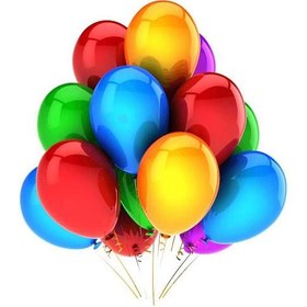 Resim Vatan Metalik Balon Karışık Renkli (100 Lü) 