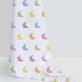 Resim Müslin Bebek Örtüsü - Rainbow Lapin - 70x70 cm 