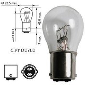 Resim 1176 Ampül 12V Ith-305 