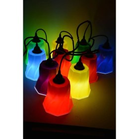 Resim 10 Adet Beyaz 9W LED Ampul, Enerji Tasarruflu ve Parlak Aydınlatma Seti 