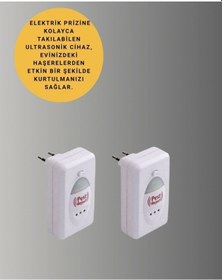 Resim Ultrasonik Ses Dalgalarıyla Kimyasalsız Fare Ve Böcek Kovucu Cihaz 