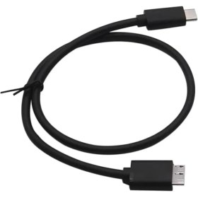 Resim Type C To Micro B 3.0 Kablo 1 Metre Siyah Renk Hızlı Veri Aktarım Kablosu Micro B Harici Harddisk Kablosu 