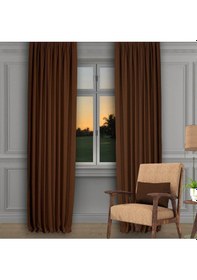 Resim Açık Kahve Ada Fon Perde Normal Pile 1'e 2,5 Pile-açık Kahve Açık Kahverengi 
