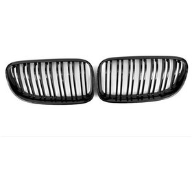 Resim BMW 3 Serisi İçin Uyumlu E92 M3 Böbrek Panjur Piano Black 2010-2013 