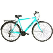 Resim Bisan Hardy 55 Cm V 28 Jant 21 Vites Açık Mavi Siyah Beyaz Açık Mavi - Siyah 