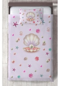 Resim Mekta Home Bebek Ve Çocuk Odası Seksekli Ve Deniz Fenerli Yatak Örtüsü Renkli 