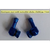 Resim ALUMINYUM MOTOSİKLET SİBOBU JD=11.5 MAVİ RENK 