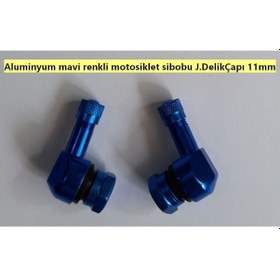 Resim ALUMINYUM MOTOSİKLET SİBOBU JD=11.5 MAVİ RENK 