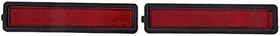 Resim Brrnoo Marker Işıkları Kapağı, 6314137849 2pcs Ön Yan Işaretli ışık kapağı Lens Yan Işaretleyici ışık Lens kapakları E30 E32 E34 318i 325i 525i 735i (kırmızı) 