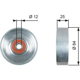 Resim GATES T39178 Alternator Gergi Bilyasi 119254F115 1192554B00 119259F600 