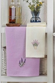 Resim 6 Parça Mutfak Kurulama Bezi 30 X 50 Cm Lavender Flower 