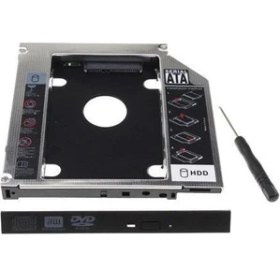 Resim Codegen Codmax CDG-HDC-127 12.7mm Sata Siyah / Gümüş Notebook Ekstra HDD Yuvası 