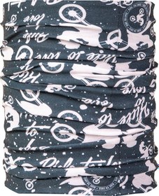 Resim Ride To Love Siyah Beyaz Motosiklet Enduro Desenli Bandana 