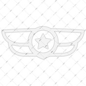 Resim Bay Etiket Rfhlm29 Reflektif Asker Yildizi Etiketi 