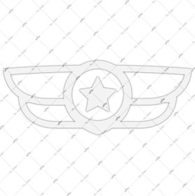 Resim Bay Etiket Rfhlm29 Reflektif Asker Yildizi Etiketi 