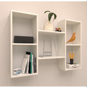 Resim Rafkestir Kule Duvar Rafı Beyaz ( Mat ) 