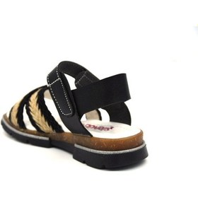 Resim ŞirinGenç Cks42 Kız Çocuk Patik-Filet Sandalet SİYAH Siyah 