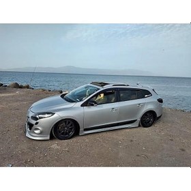 Resim Renault Megane 3 Sw Rs Marşpiyel - Boyasız Fiberglass 