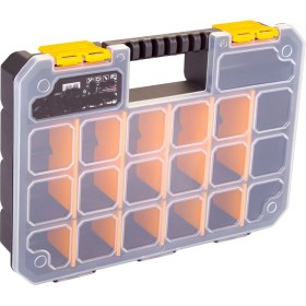 Resim Avcumun İçi Slim Organizer alet Çantası -Vida Olta Çivi Boncuk Yüzük Küpe Kutusu - 14 Gözlü 