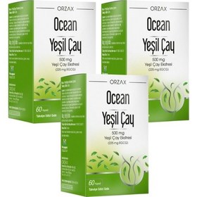 Resim Ocean Yeşil Çay Eki 3 x 60 Kapsül 