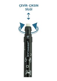 Resim Deep Versatil Kalem Sketch Serisi 0.7mm Mat Siyah 
